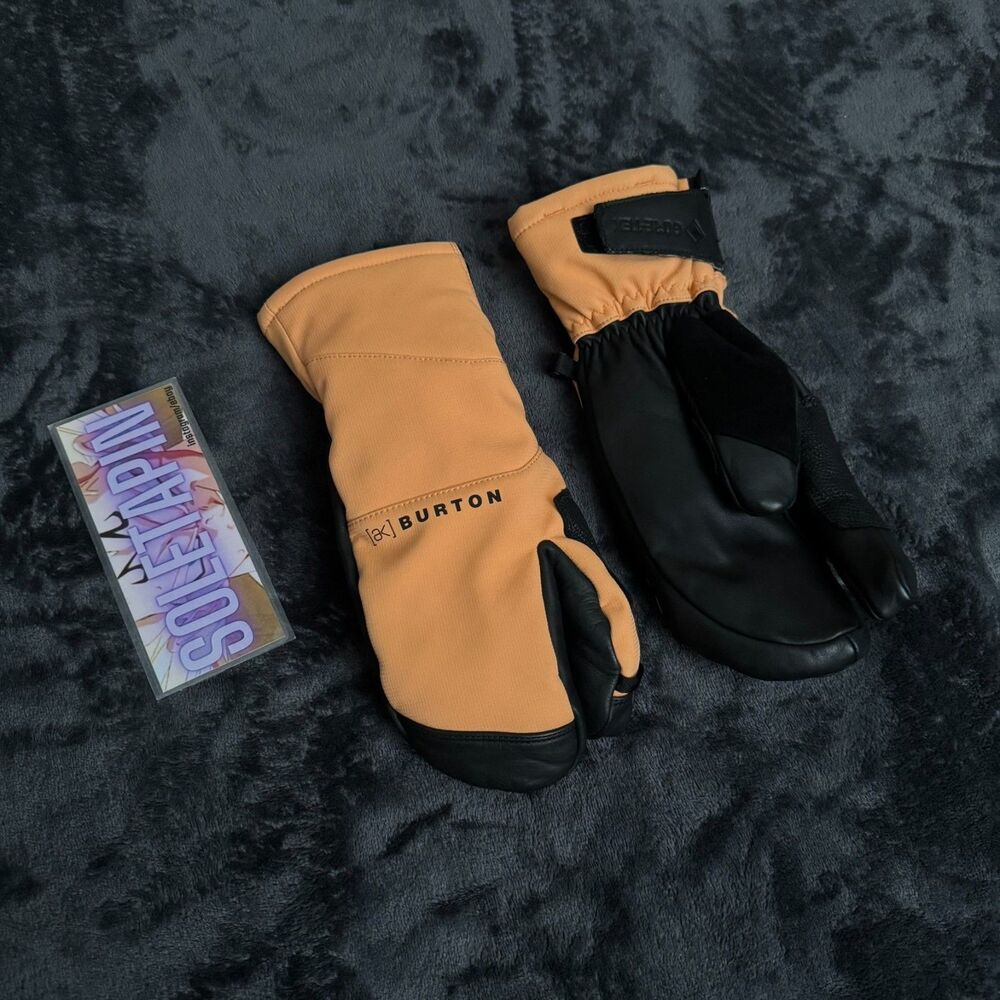 Burton [ak] Clutch Gore-Tex Trigger Lobster Mittens - Size MEDIUM -Salmon Buff